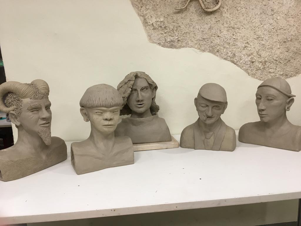 Köpfeworkshop mit Frank Steenbeck