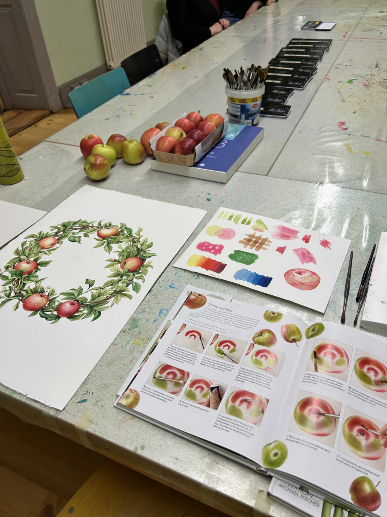 Botanisches Aquarell bei Sunyoung Bae