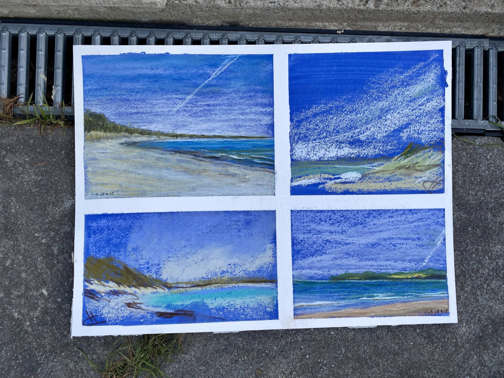 Pastellmalerei auf der Insel Rügen mit Peter Stechert