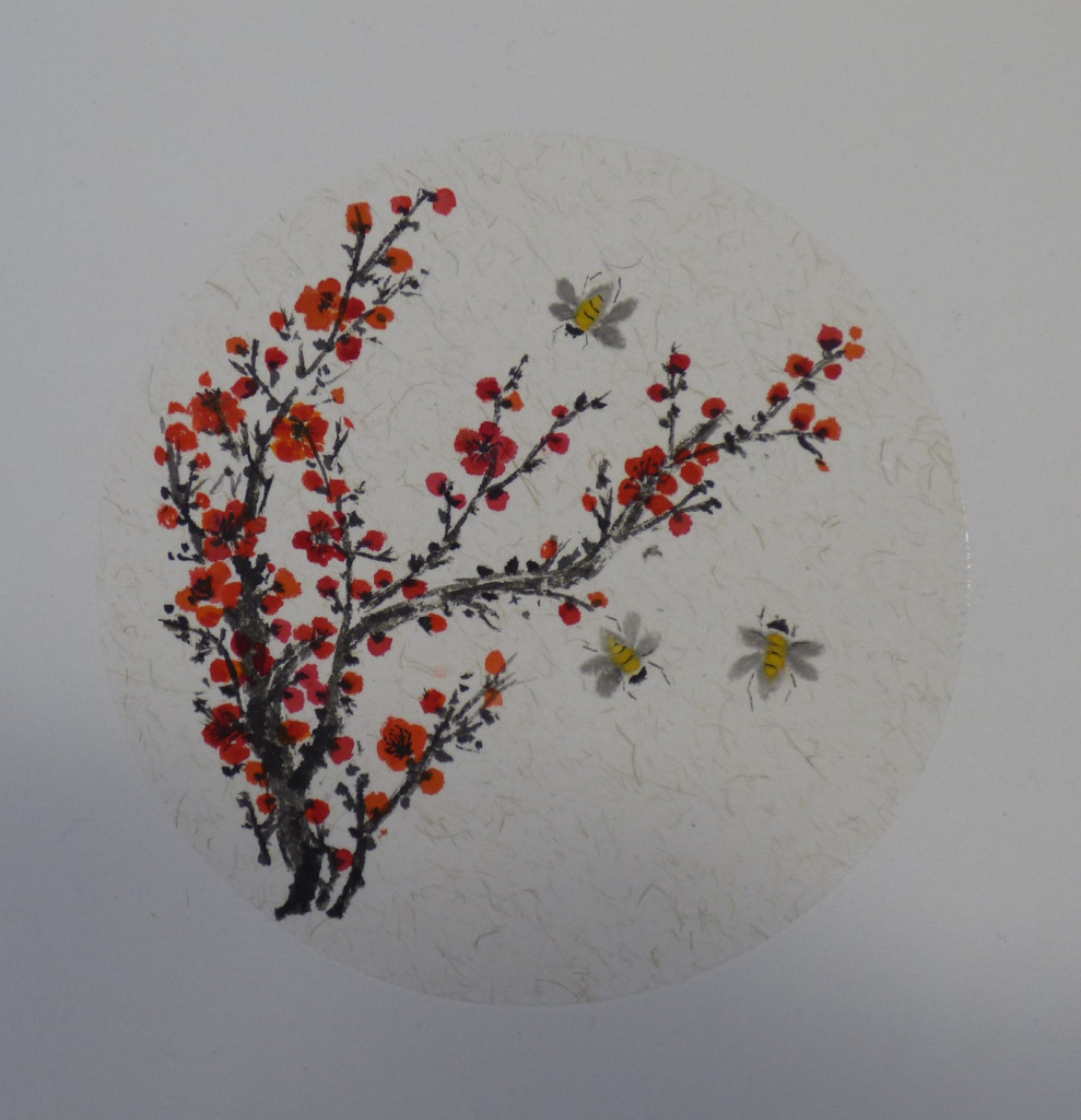 Chinesische Kallirafie und Tuschemalerei bei Junli Du