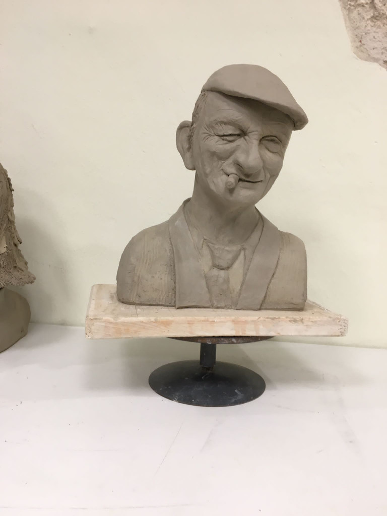 Köpfeworkshop mit Frank Steenbeck - Plastik von Kerstin Schwalbe