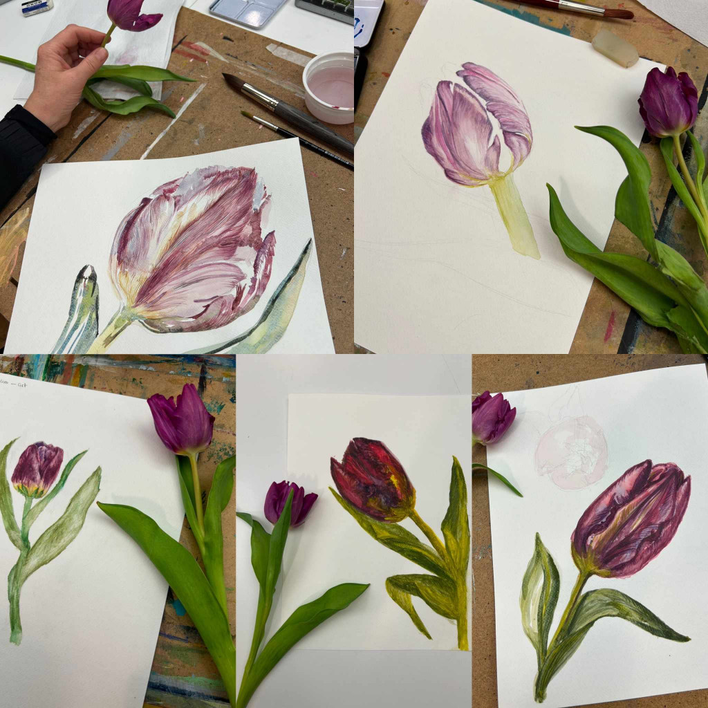 Botanisches Aquarell bei Sunyoung Bae